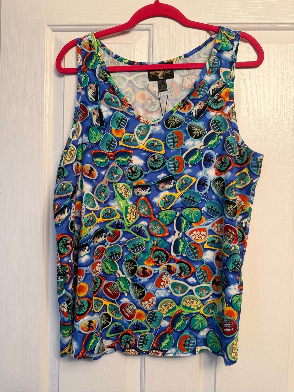 Jazz fest Sleeveless Tank Top sz L